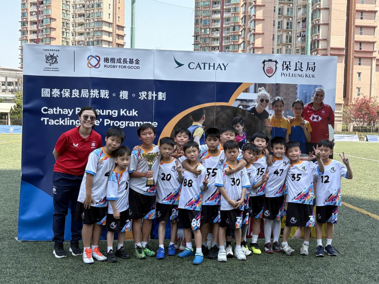 男子初級組盃賽冠軍