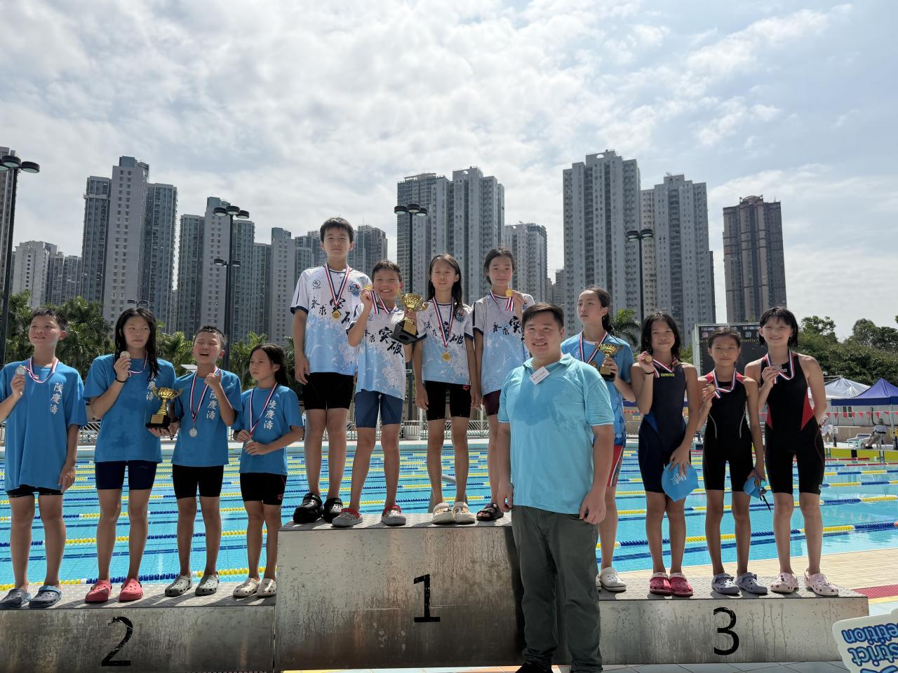 西貢區分齡游泳比賽接力邀請賽小學組冠軍